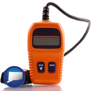 an automobile diagnostic tool - with Connecticut icon