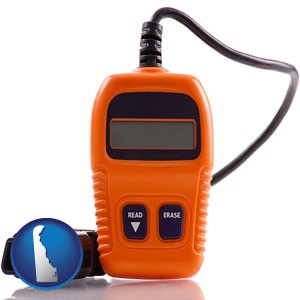 an automobile diagnostic tool - with Delaware icon
