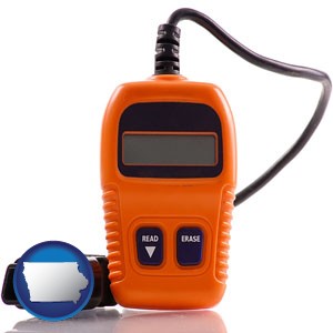 an automobile diagnostic tool - with Iowa icon