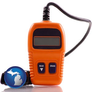 an automobile diagnostic tool - with Michigan icon