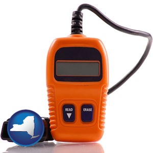 an automobile diagnostic tool - with New York icon