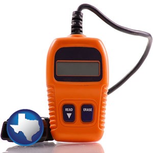 an automobile diagnostic tool - with Texas icon