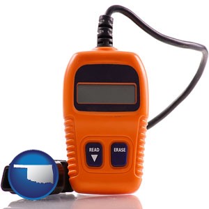 an automobile diagnostic tool - with Oklahoma icon